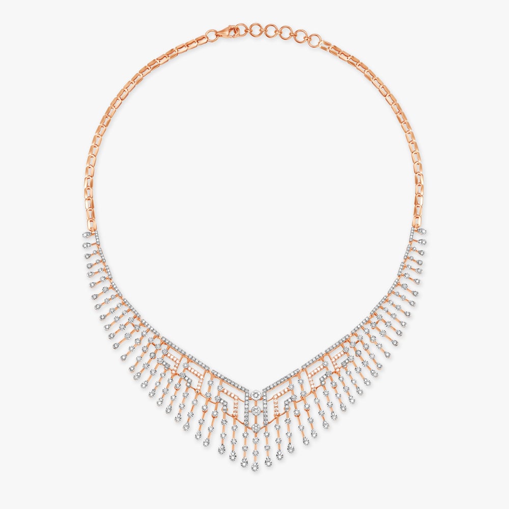 Majestic Sparkles Natural diamond Necklace Set,,hi-res image number null