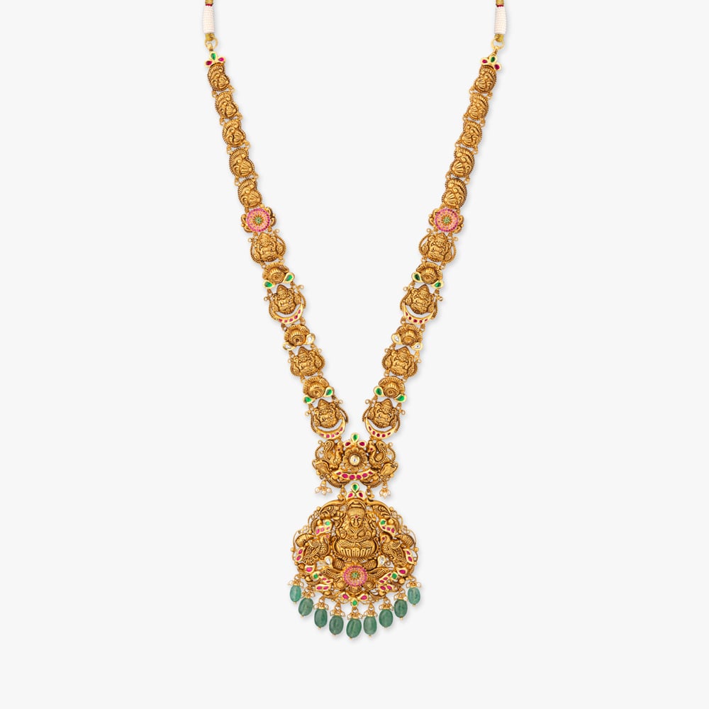 Temple Gold Bridal Necklace Set,,hi-res image number null