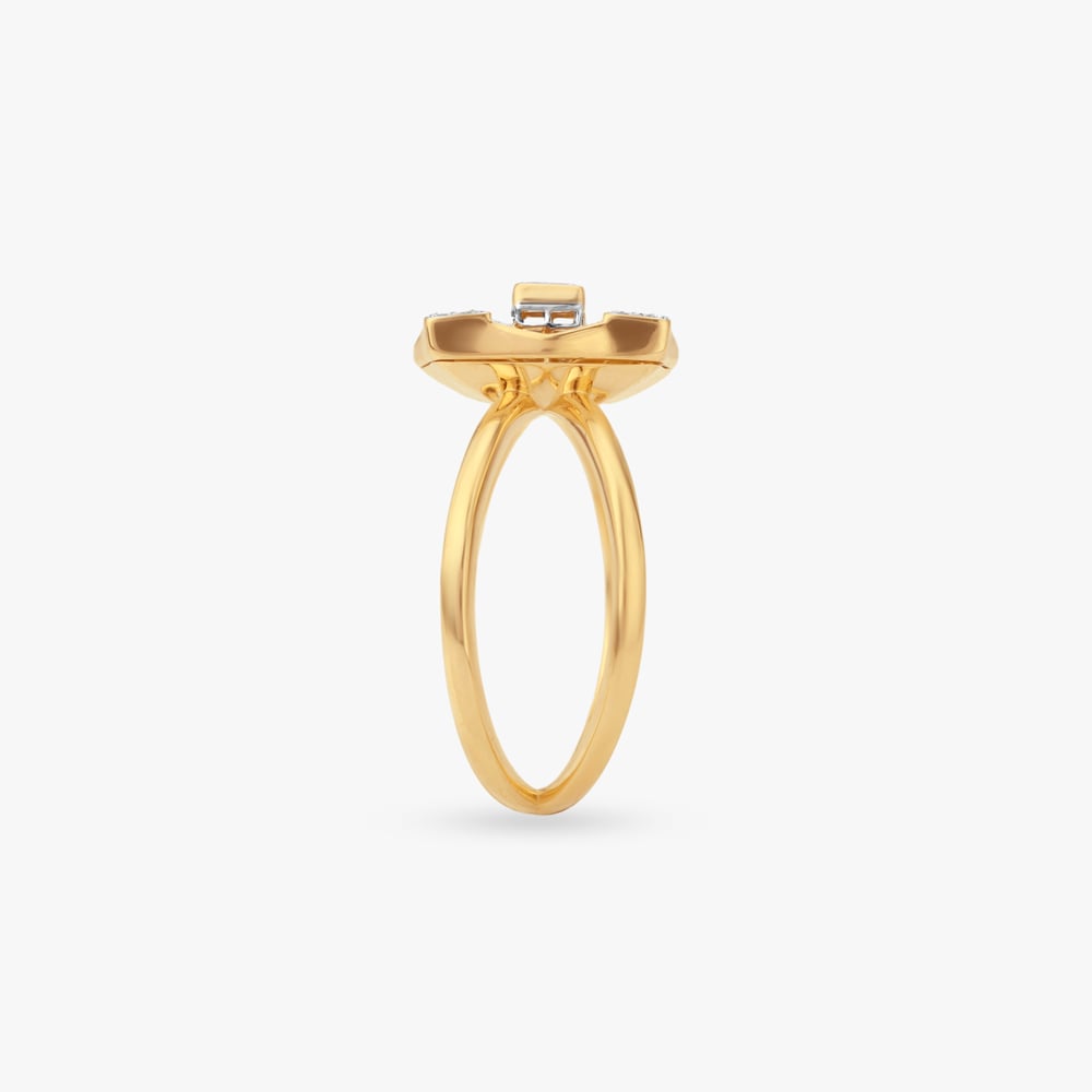 Prism Grid Diamond Finger Ring,,hi-res image number null