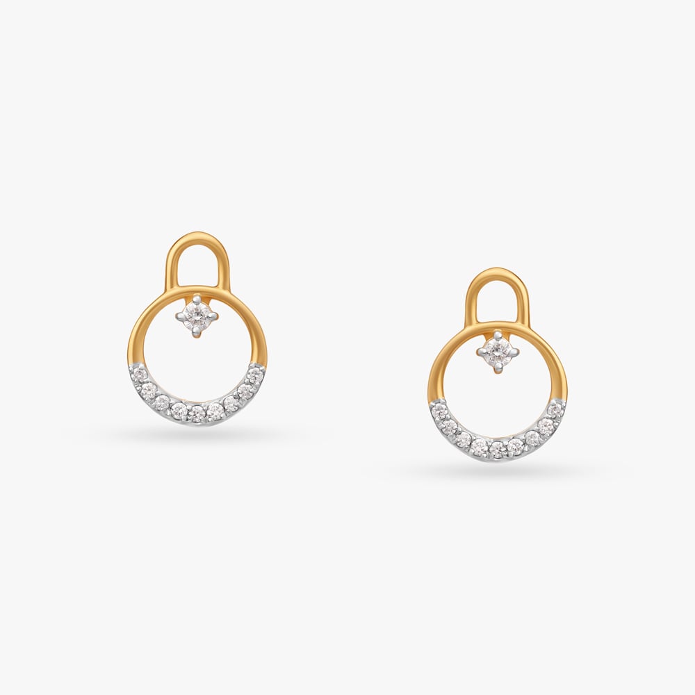 Twinkling Elegance Diamond Stud Earrings,,hi-res image number null