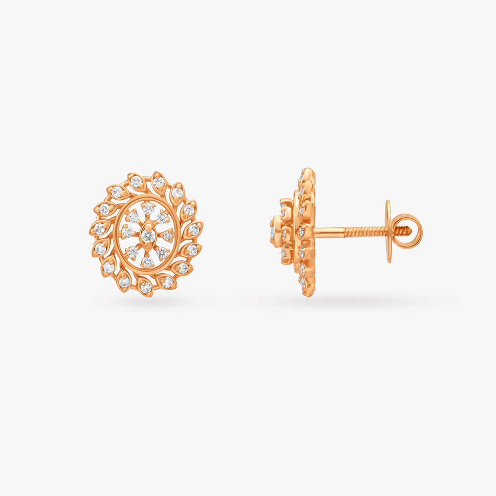 Spherical Elegance Diamond Stud Earrings,,hi-res image number null