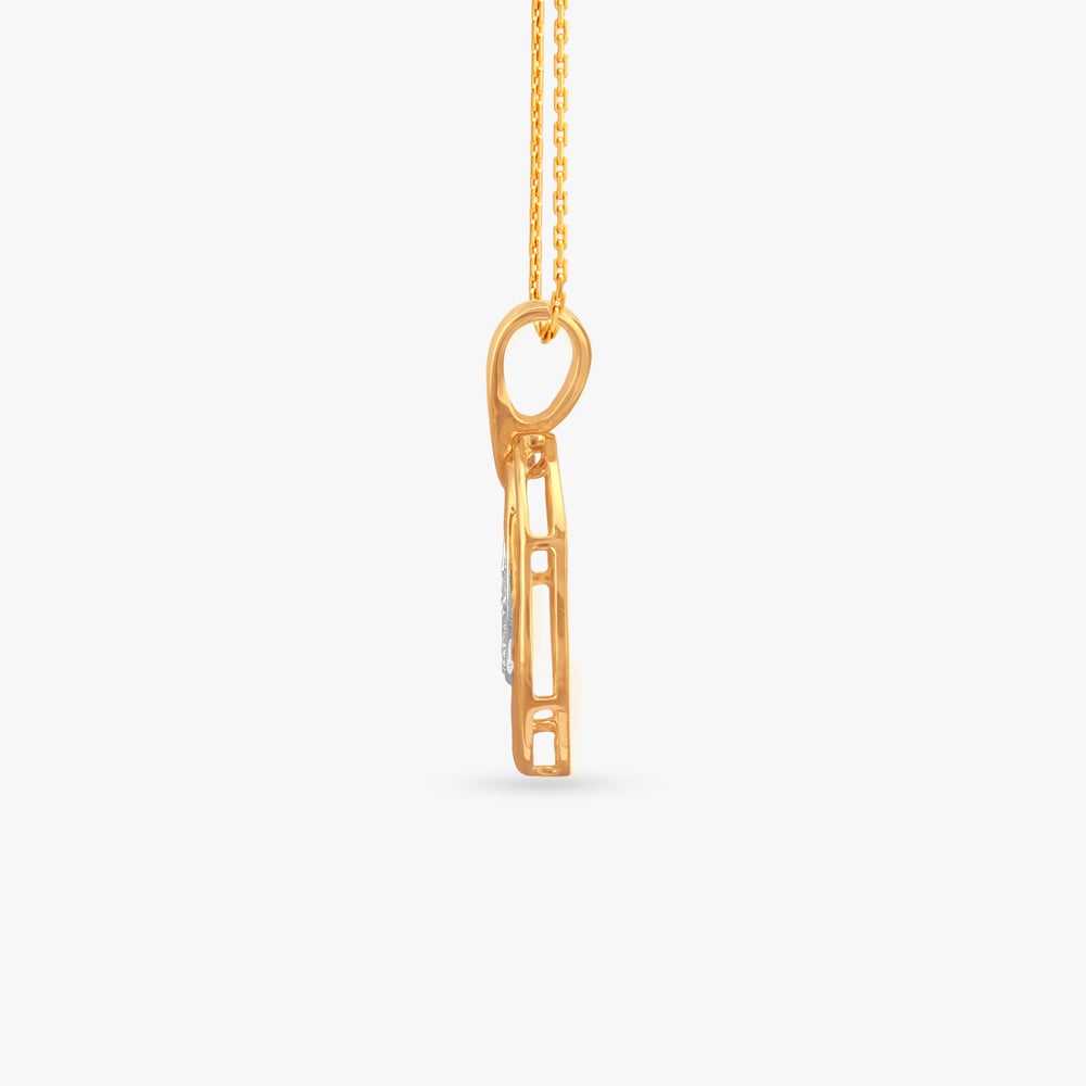Celestial Loop Diamond Pendant,,hi-res image number null