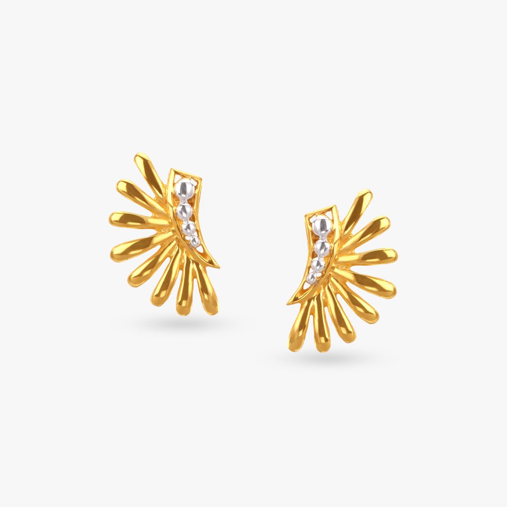 Sublime Gold Stud Earrings,,hi-res image number null