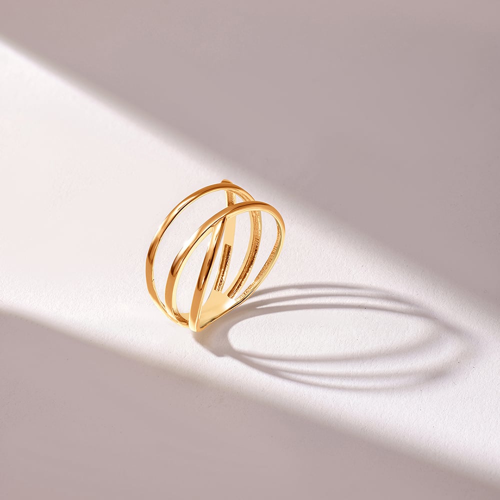 Crossover Grace 18KT Ring,,hi-res image number null