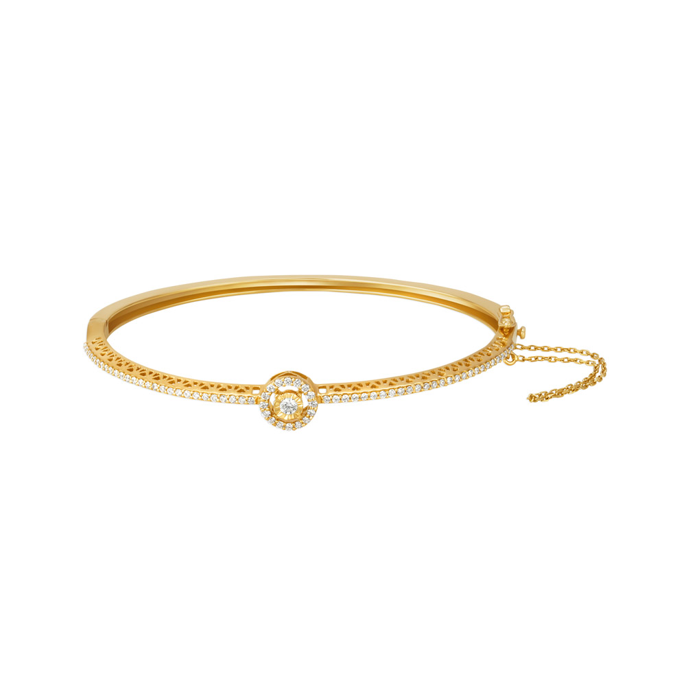 Delicate Elegant Diamond Bangle