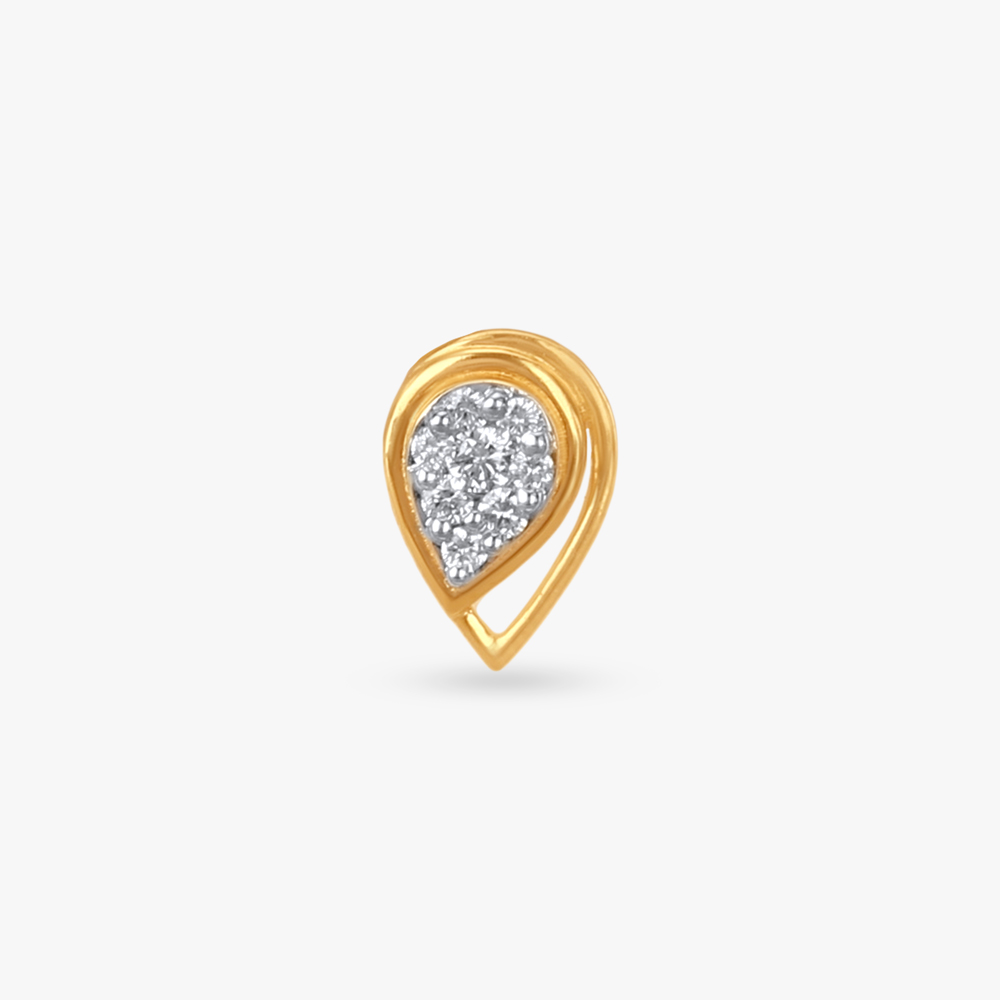 Whisper Dew Diamond Nose Pin,,hi-res image number null