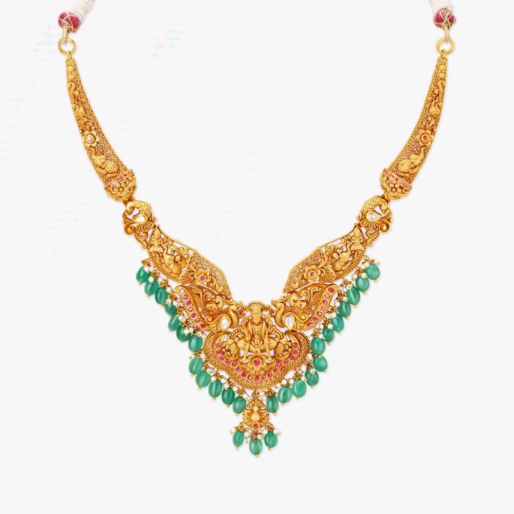 Regal Lakshmi Gold Haram Set,,hi-res image number null