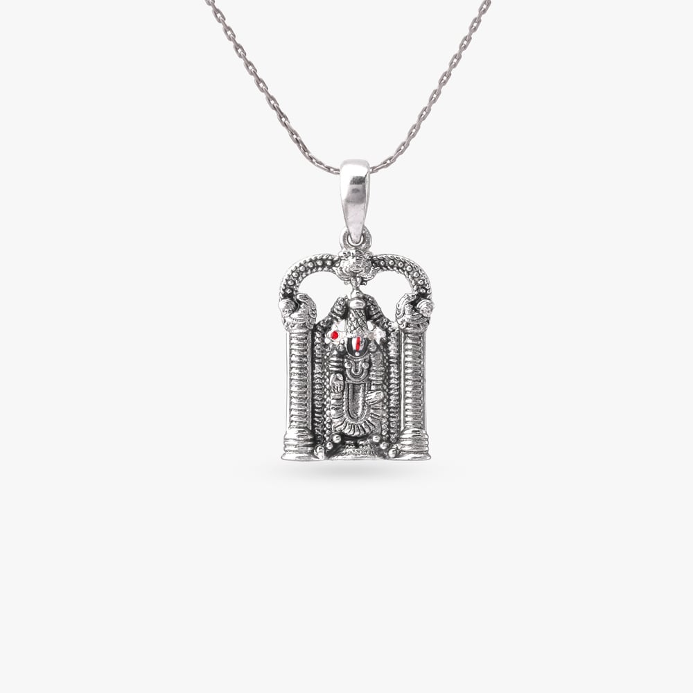 

Balaji Shrine Silver Pendant