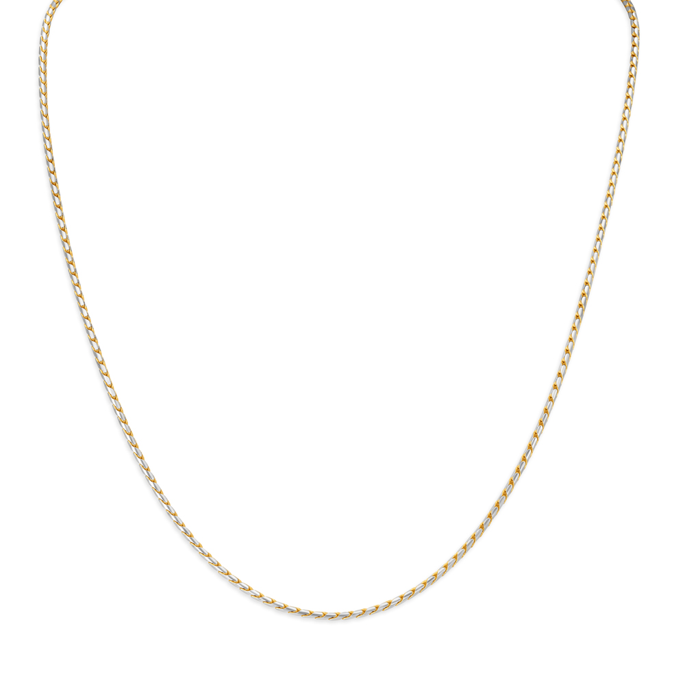 Sophisticated Twisted Gold Chain