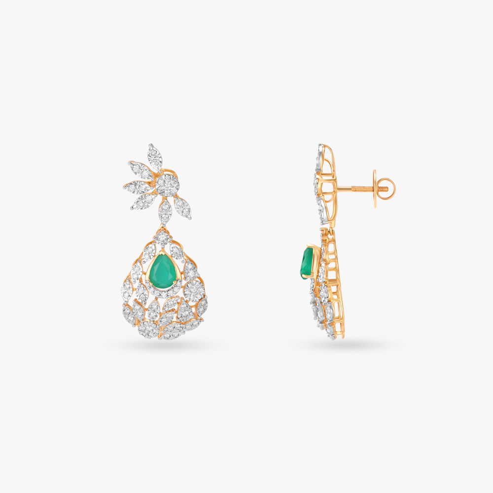 Verdant Radiance Diamond Necklace Set,,hi-res image number null