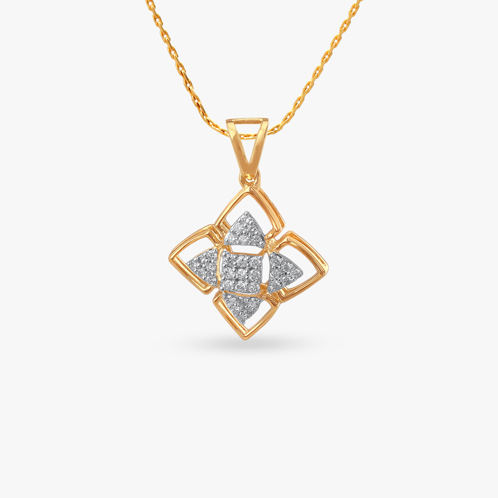 Lattice Glow Diamond Pendant,,hi-res image number null