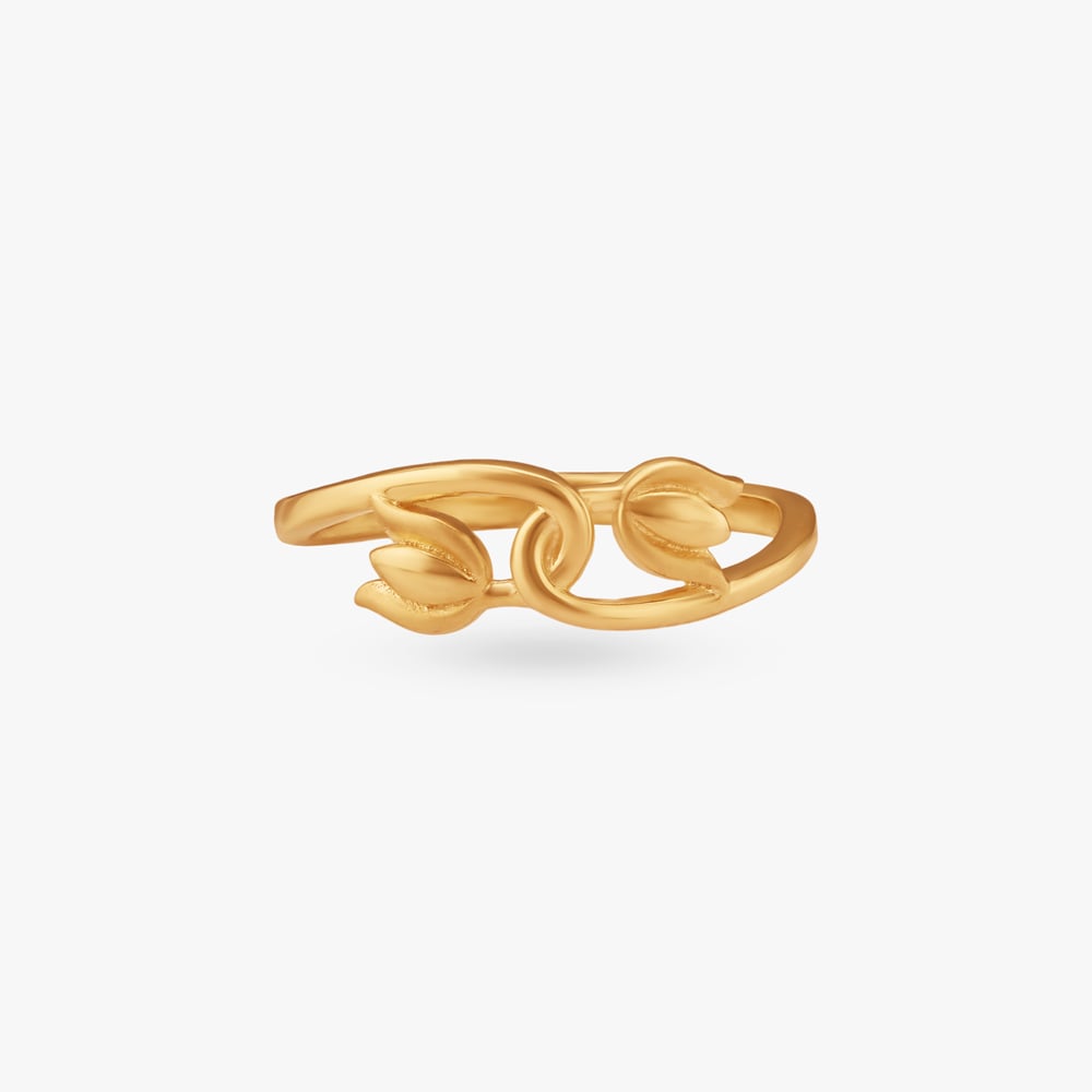 Flowing Grace Gold Ring,,hi-res image number null