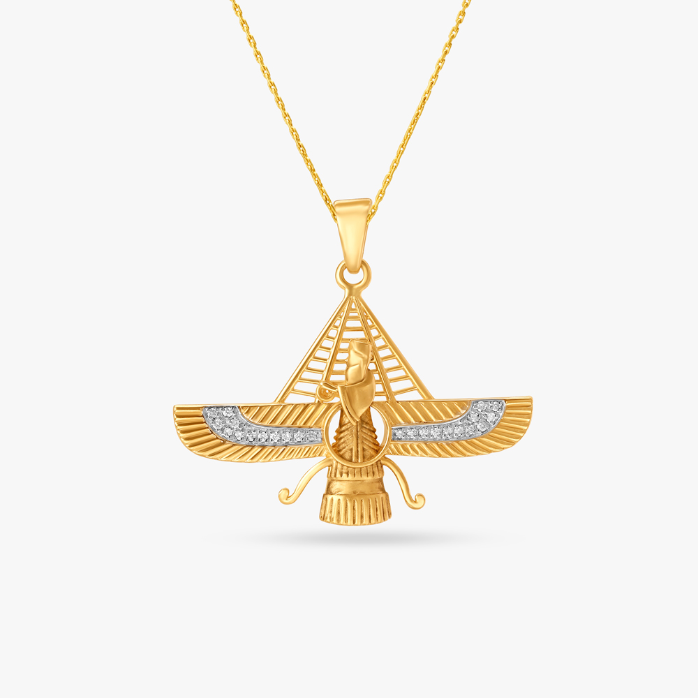 Beautiful Faravahar Pendant,,hi-res image number null