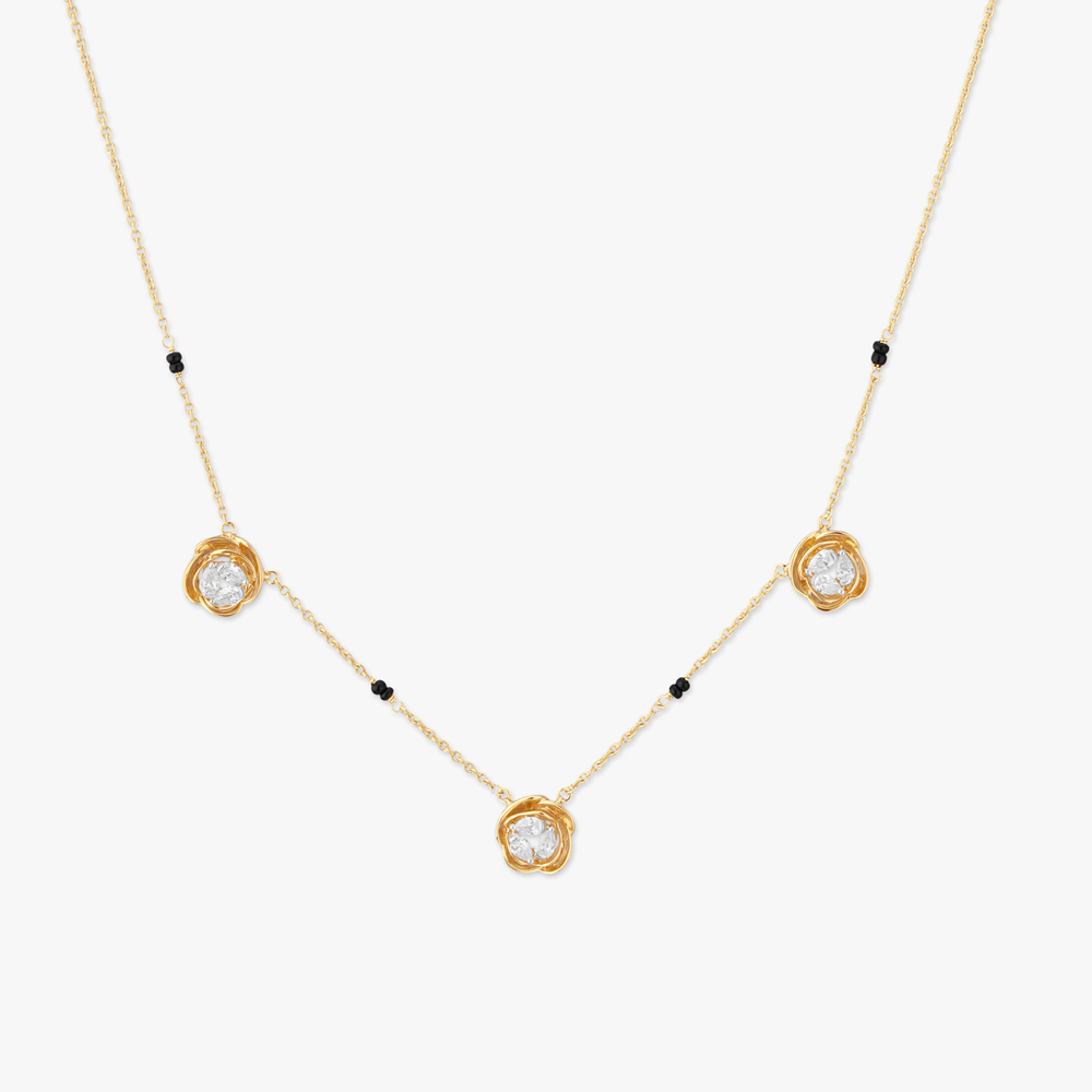 Trinity Spark Diamond Mangalsutra,,hi-res image number null