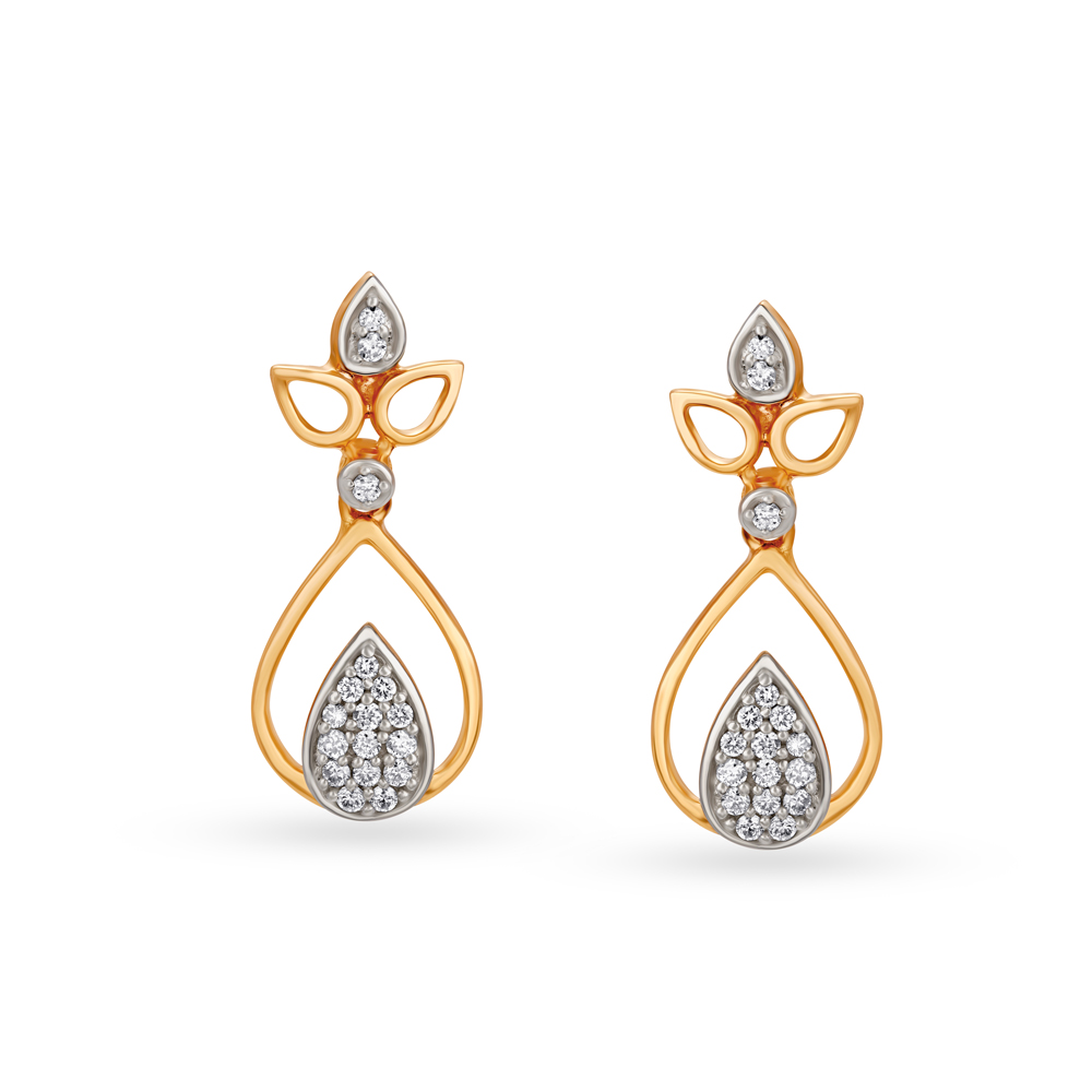 Elegant Rose Gold and Diamond Necklace Set,,hi-res image number null