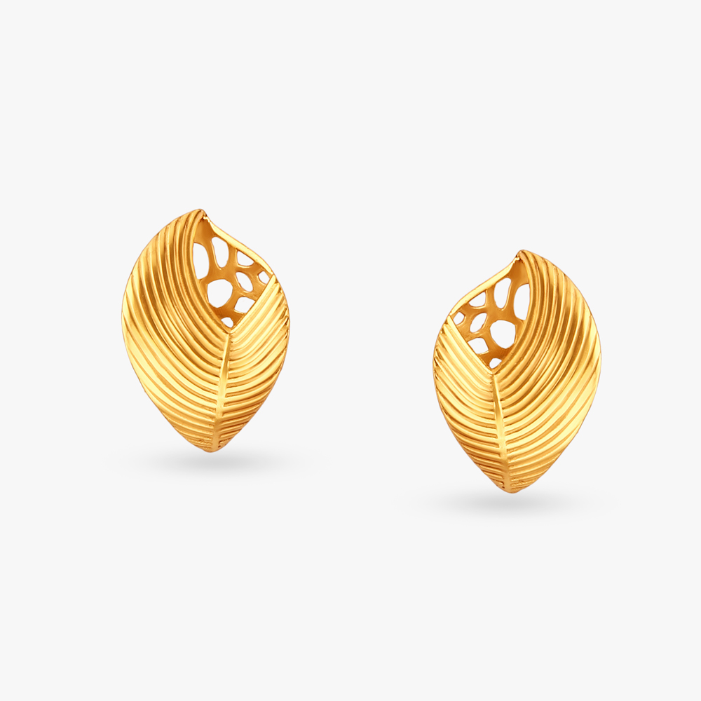 Textured Gold Pendant and Earrings Set,,hi-res image number null