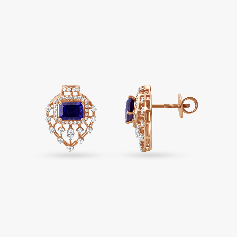 Mystique Diamond Stud Earrings,,hi-res image number null