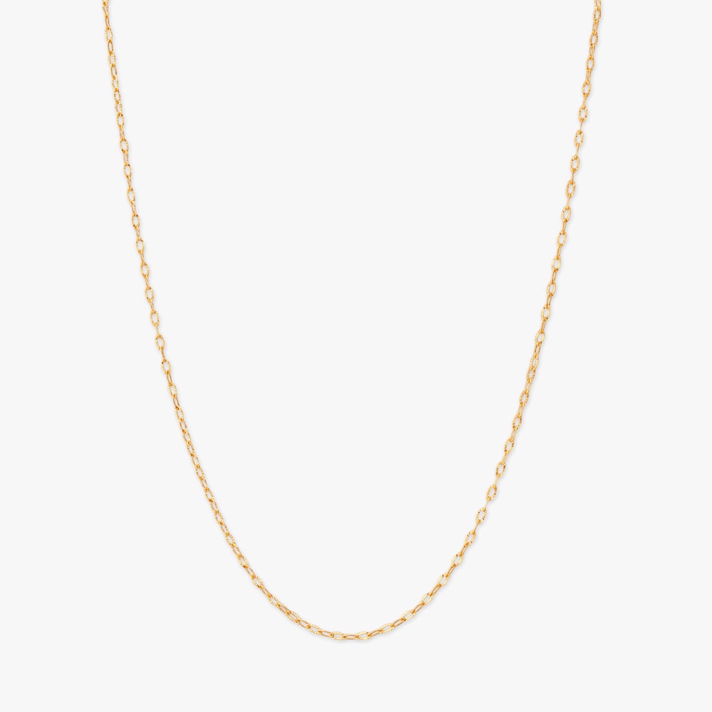 

Oval Gleam Gold Chain