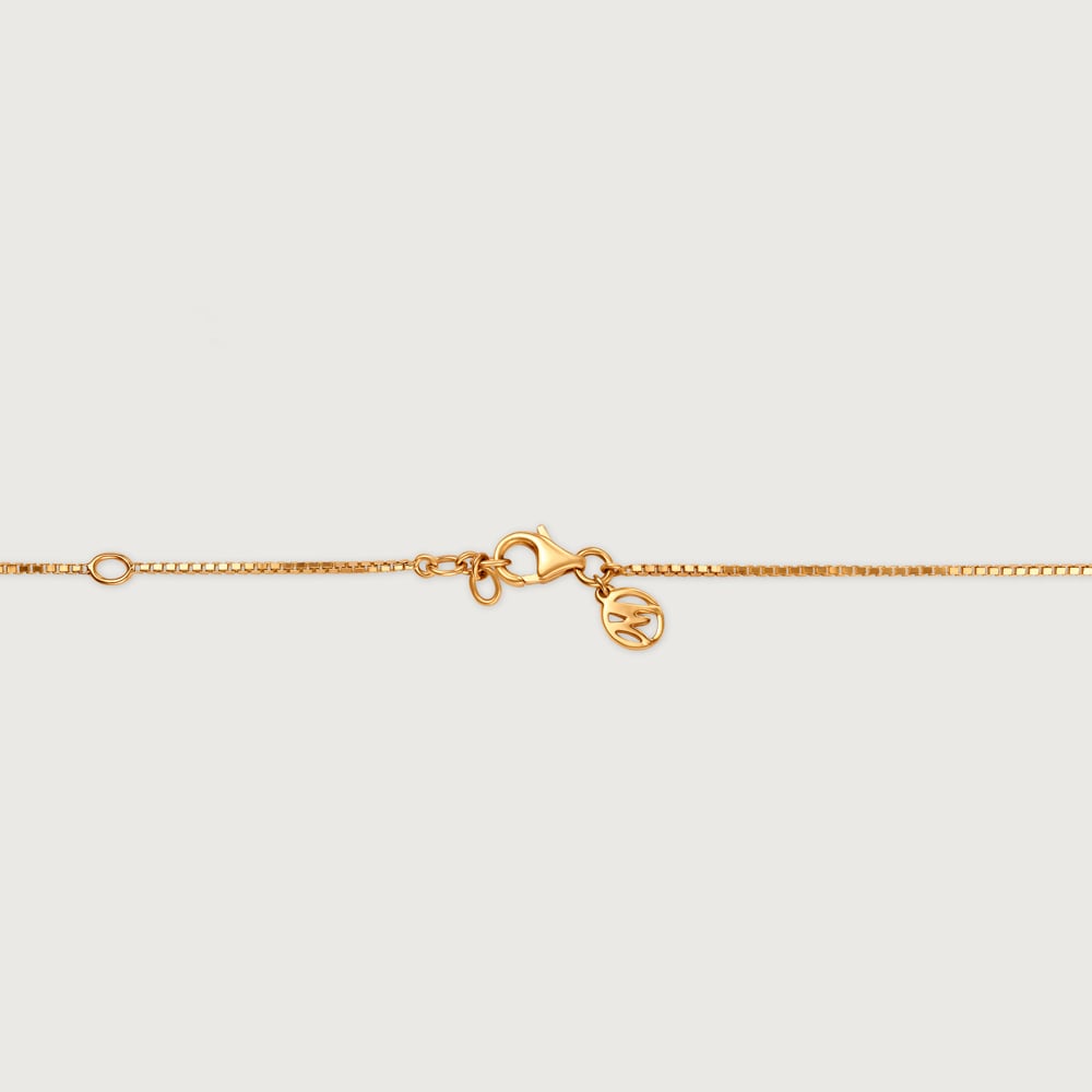 Delicate Bowtie Gold & Diamond Necklace,,hi-res image number null