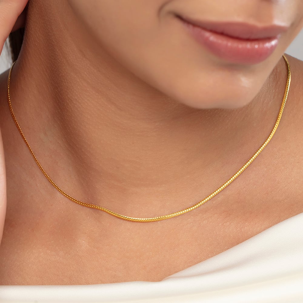 Sleek Elegant Gold Chain,,hi-res image number null