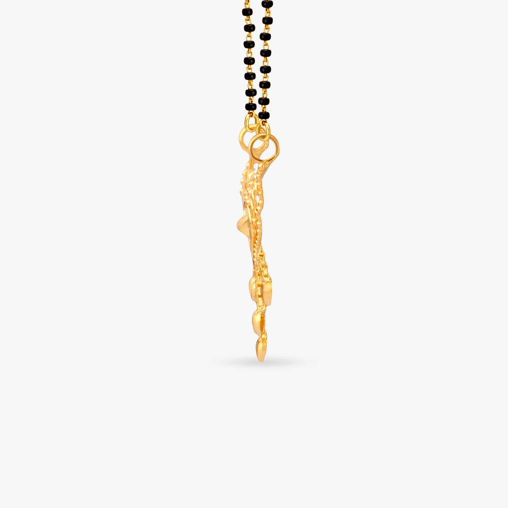 Winged Heart Gold Pendant,,hi-res image number null