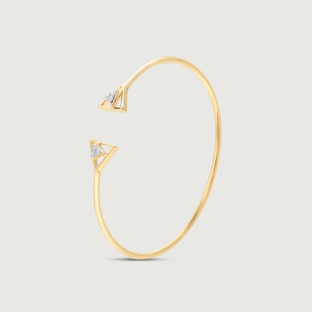 Edgy Glow Diamond Bangle,,hi-res image number null