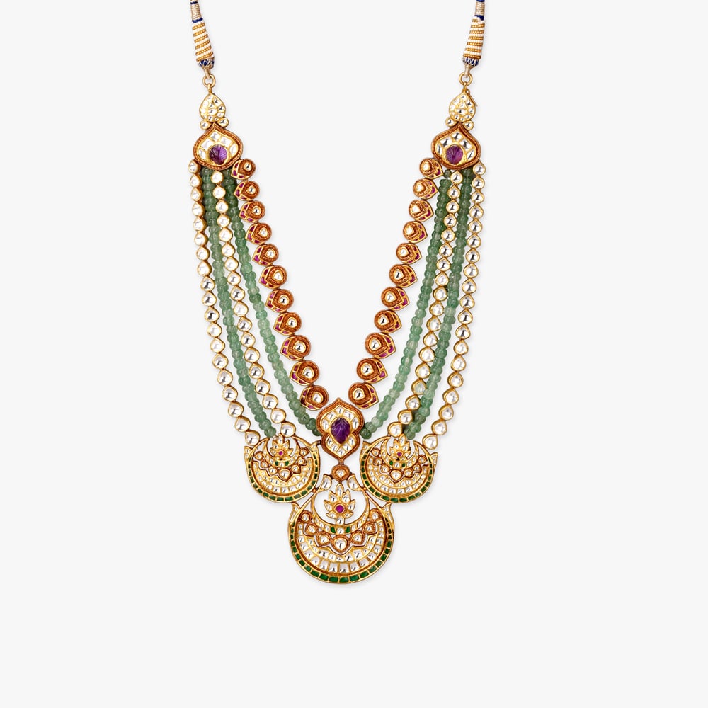 Grand Elegance Gold Necklace Set,,hi-res image number null