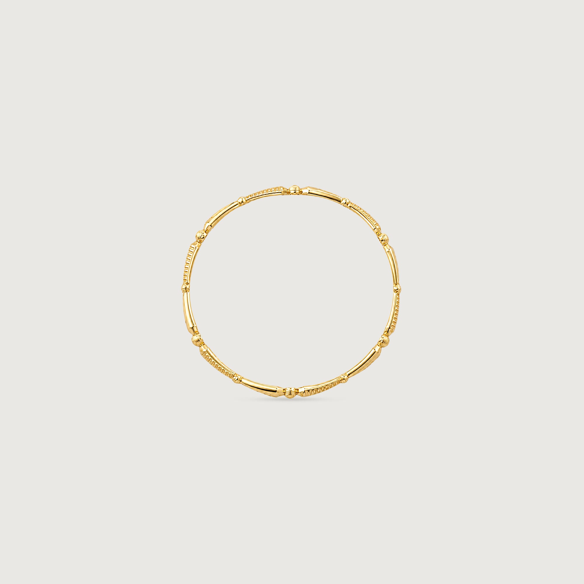 Rhythmic Facet Gold Bangle,,hi-res image number null