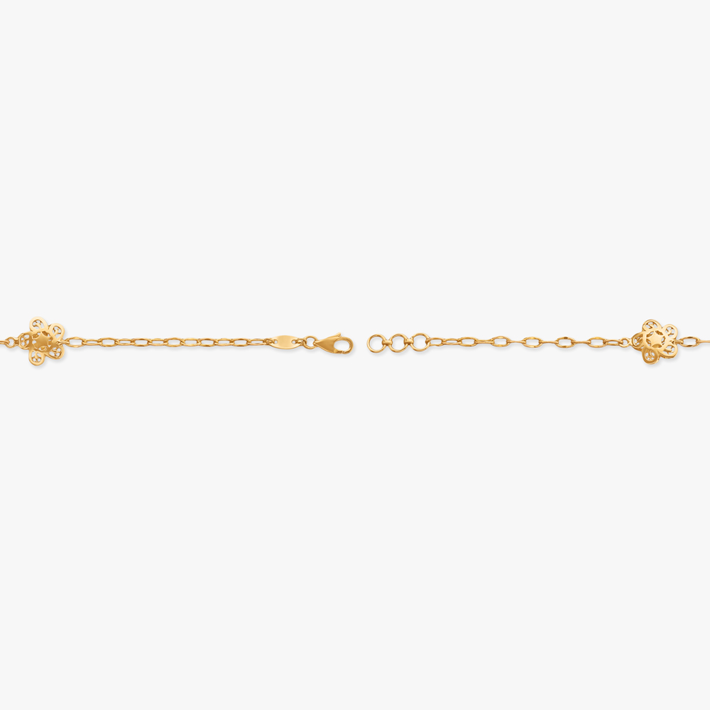 Bloom Circuit Gold Bracelet,,hi-res image number null