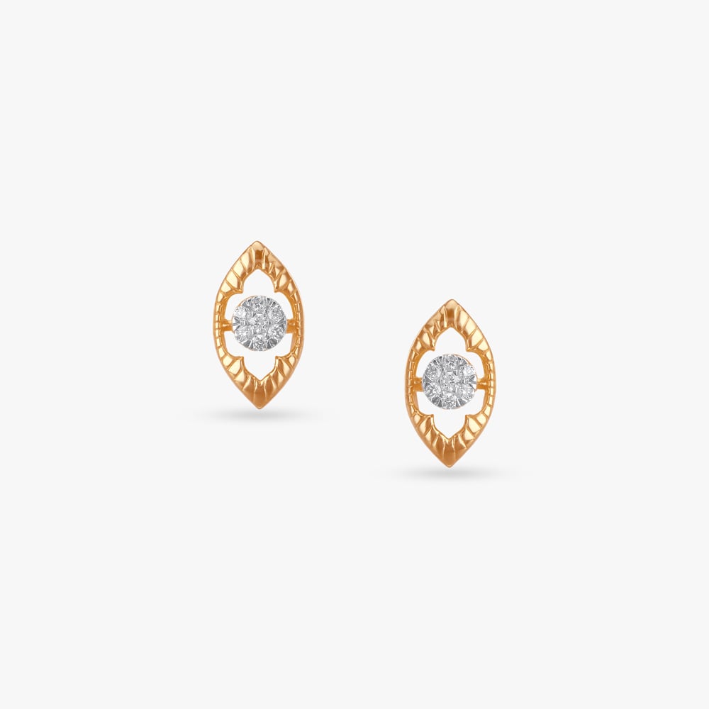 

Petal Armour Diamond Stud Earrings