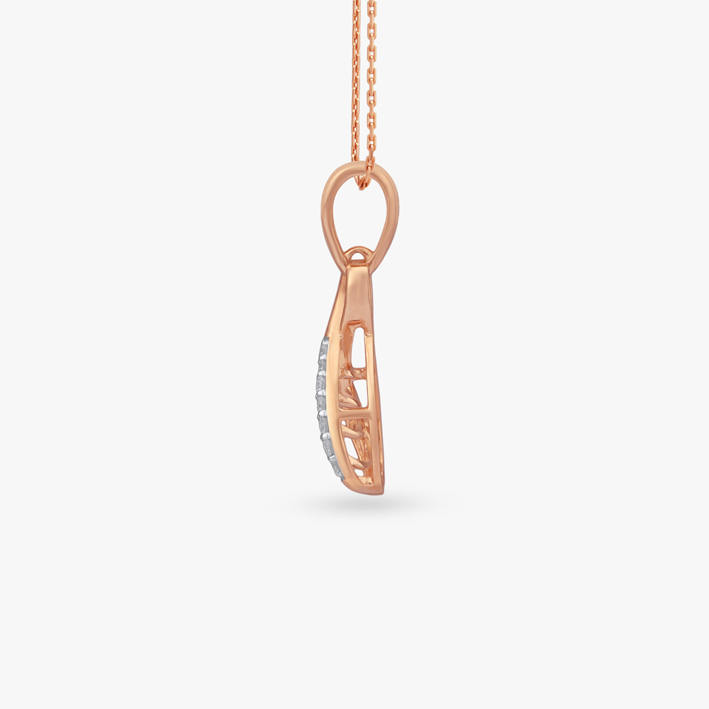 Blushed Flow Diamond Pendant,,hi-res image number null