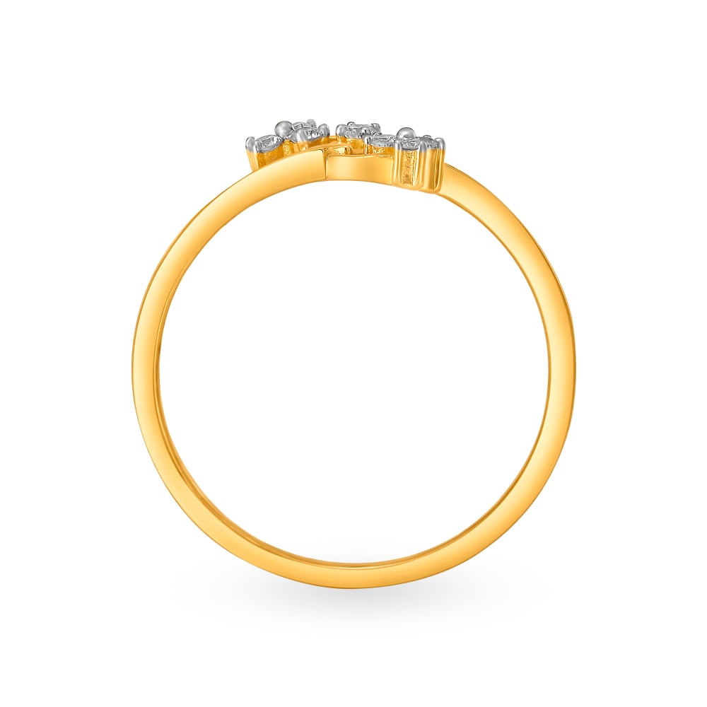 Charming Clover Leaf Diamond Ring,,hi-res image number null