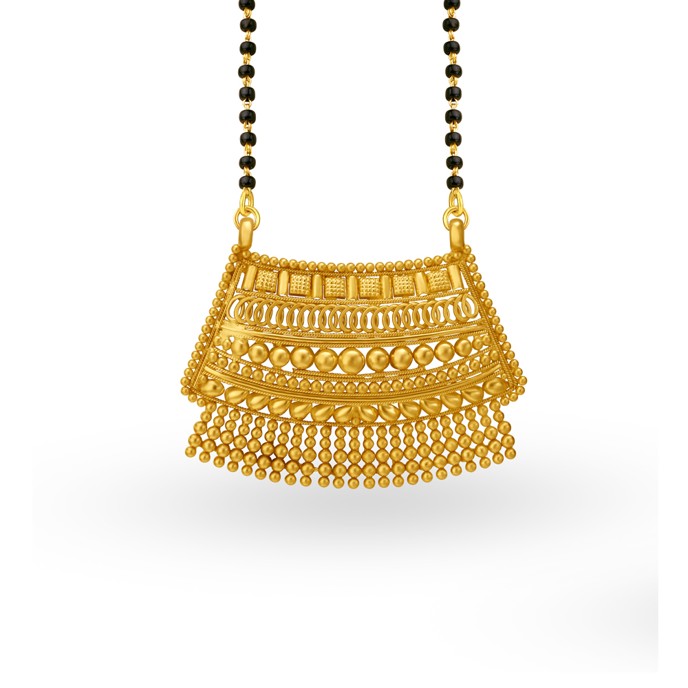 Gold mangalsutra on sale pendant tanishq
