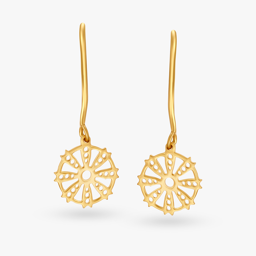 Magnificent Floral Hoop Earrings for Kids,,hi-res image number null
