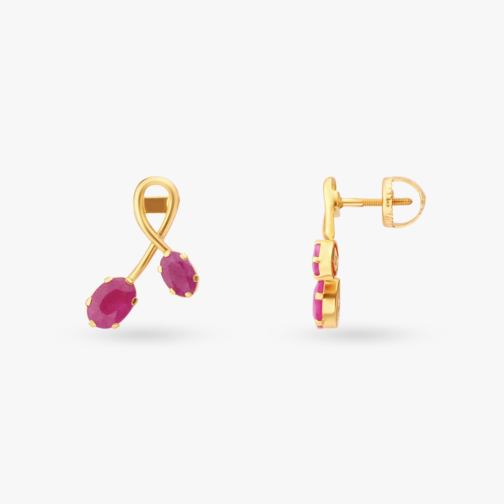 Roseate Pendant with Chain and Earrings Set,,hi-res image number null