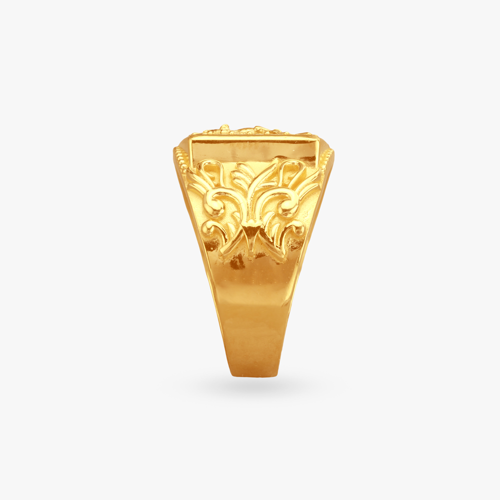 Soaring Majesty Gold Finger Ring for Men,,hi-res image number null