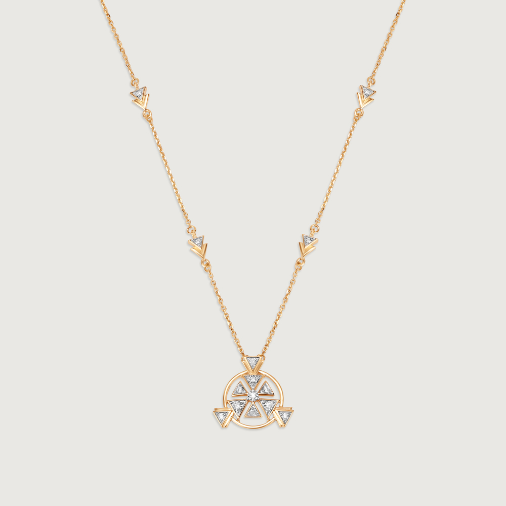 Astral Cluster 14KT Diamond Necklace,,hi-res image number null