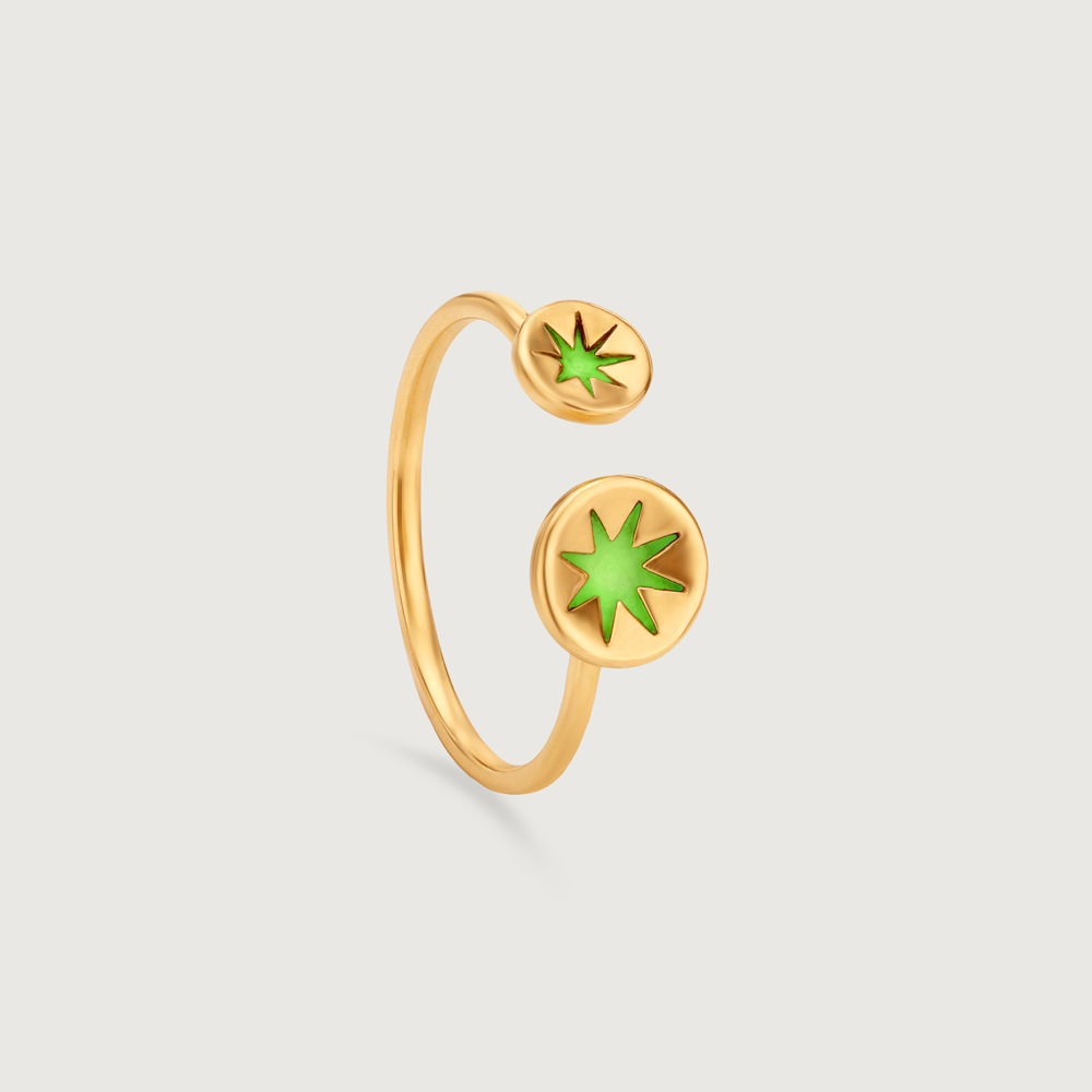 Radiant Duo Gold Ring,,hi-res image number null