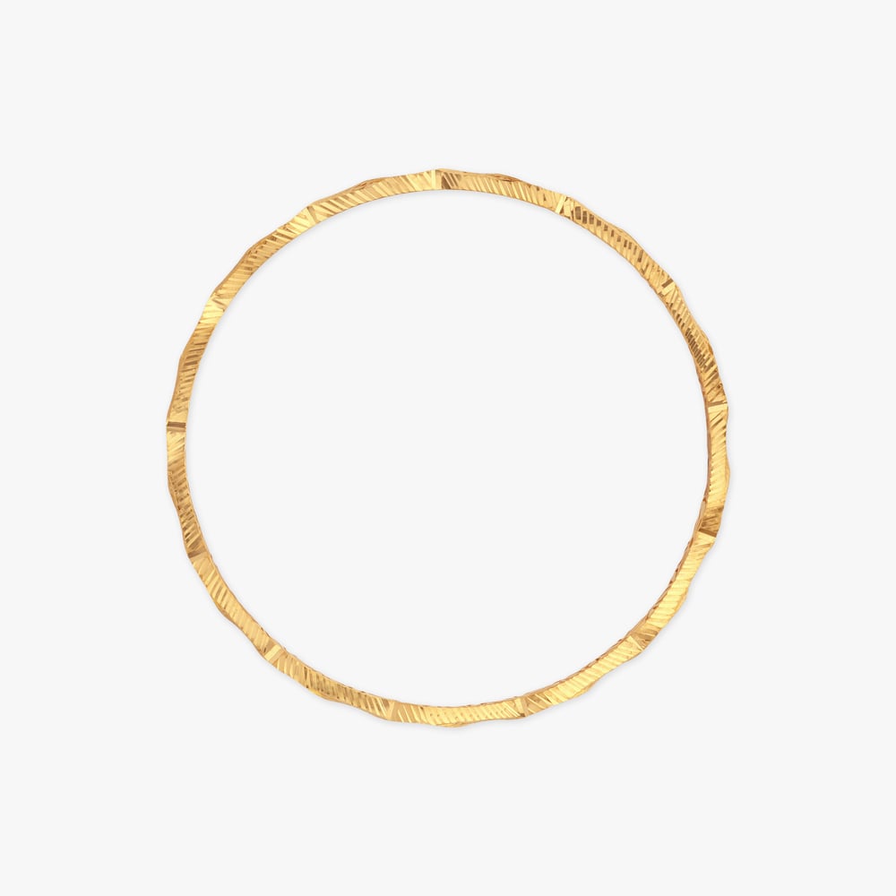 Woven Wave Gold Bangles,,hi-res image number null