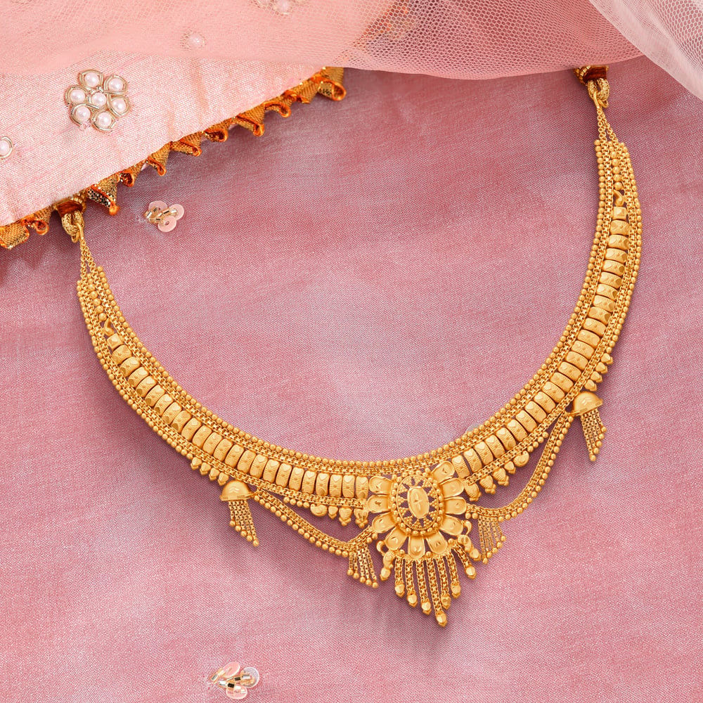 Regal Floral Necklace Set,,hi-res image number null