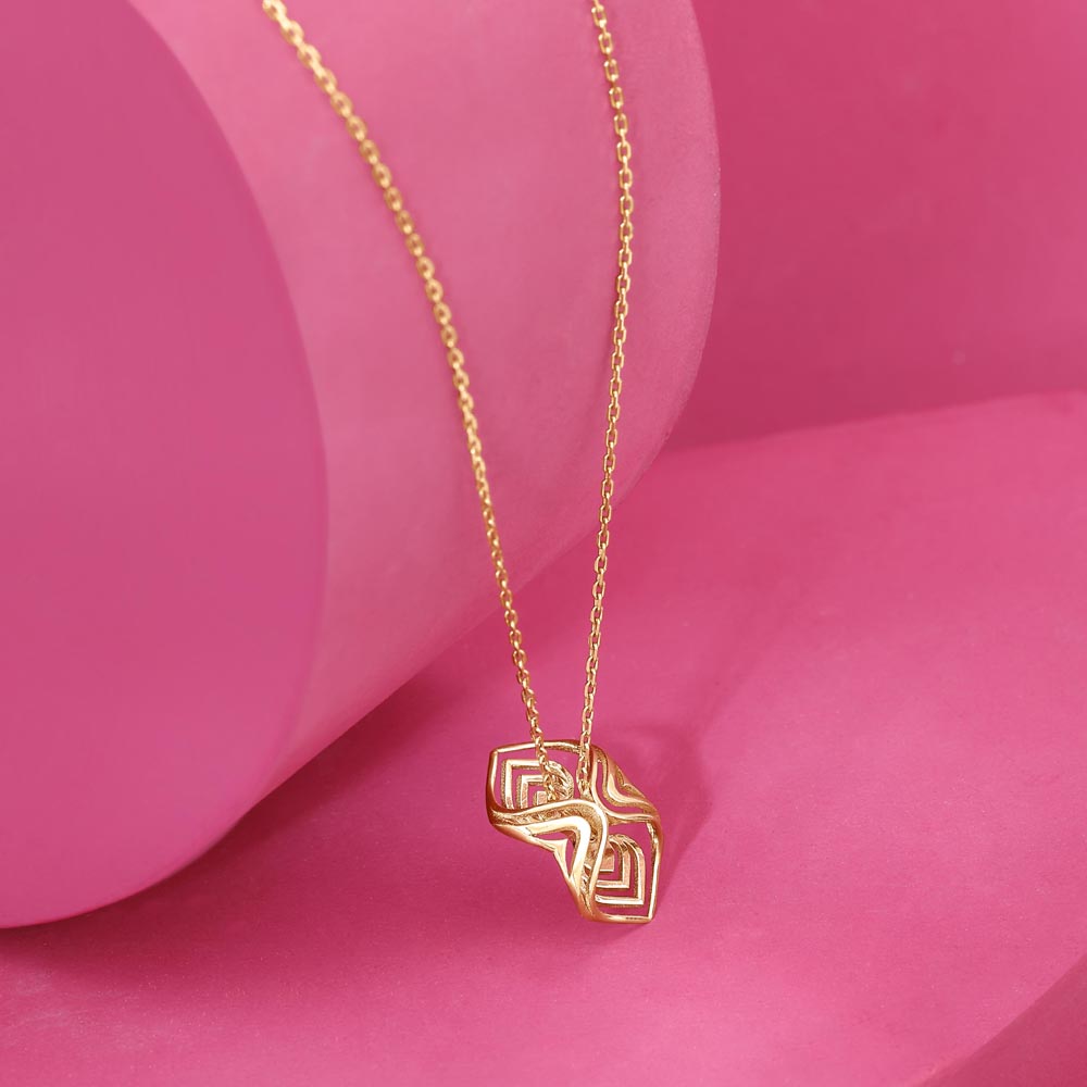 Arcade Elegance Gold Pendant,,hi-res image number null