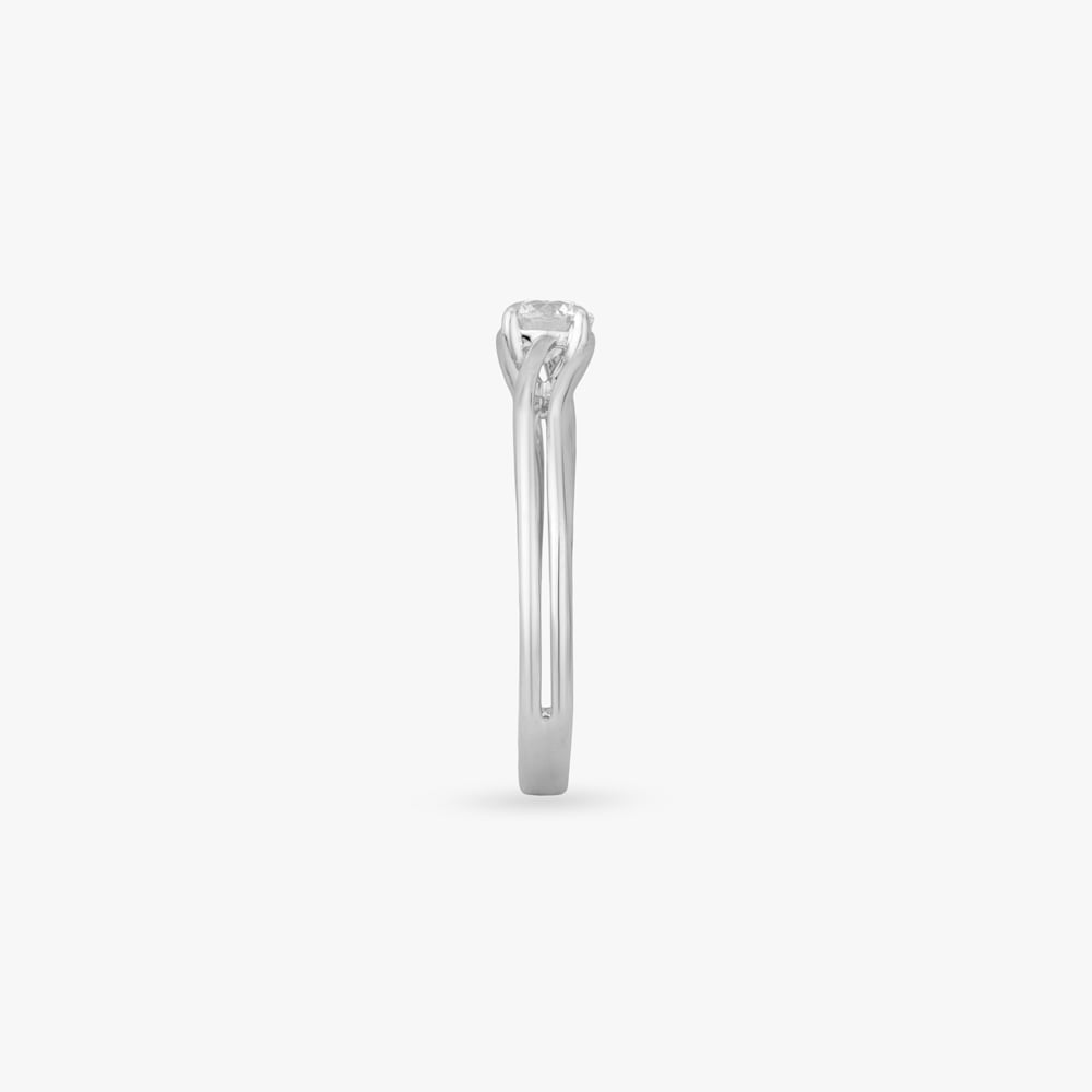 Infinite Curve Solitaire Ring,,hi-res image number null