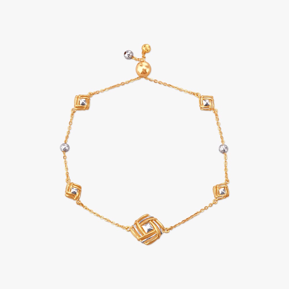 

Linear Luxe Gold Bracelet