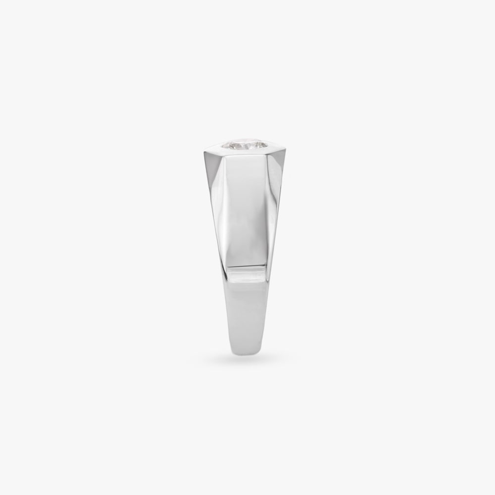 Apex Frame Solitaire Ring for Men,,hi-res image number null