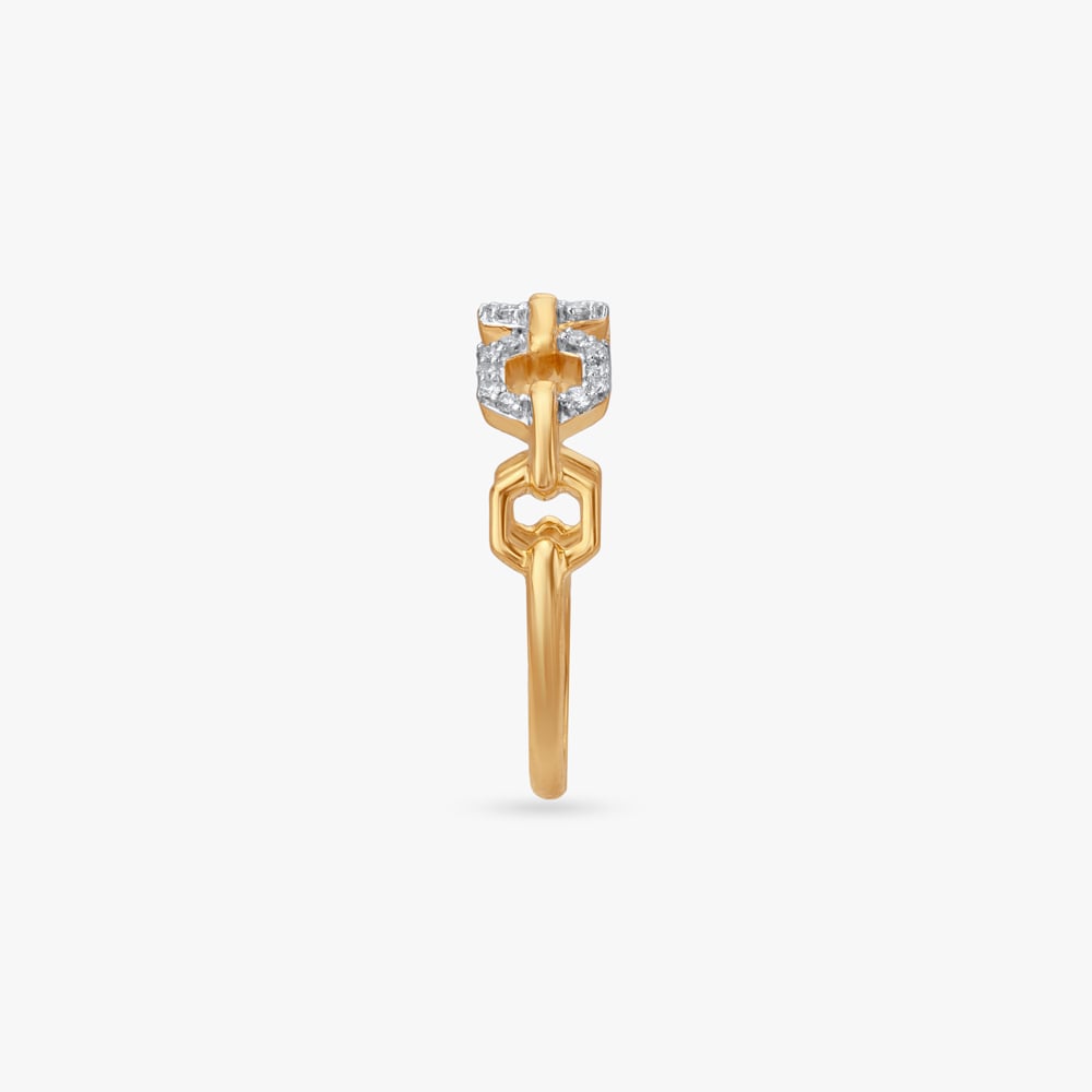 Structured Sparkle Diamond Ring,,hi-res image number null