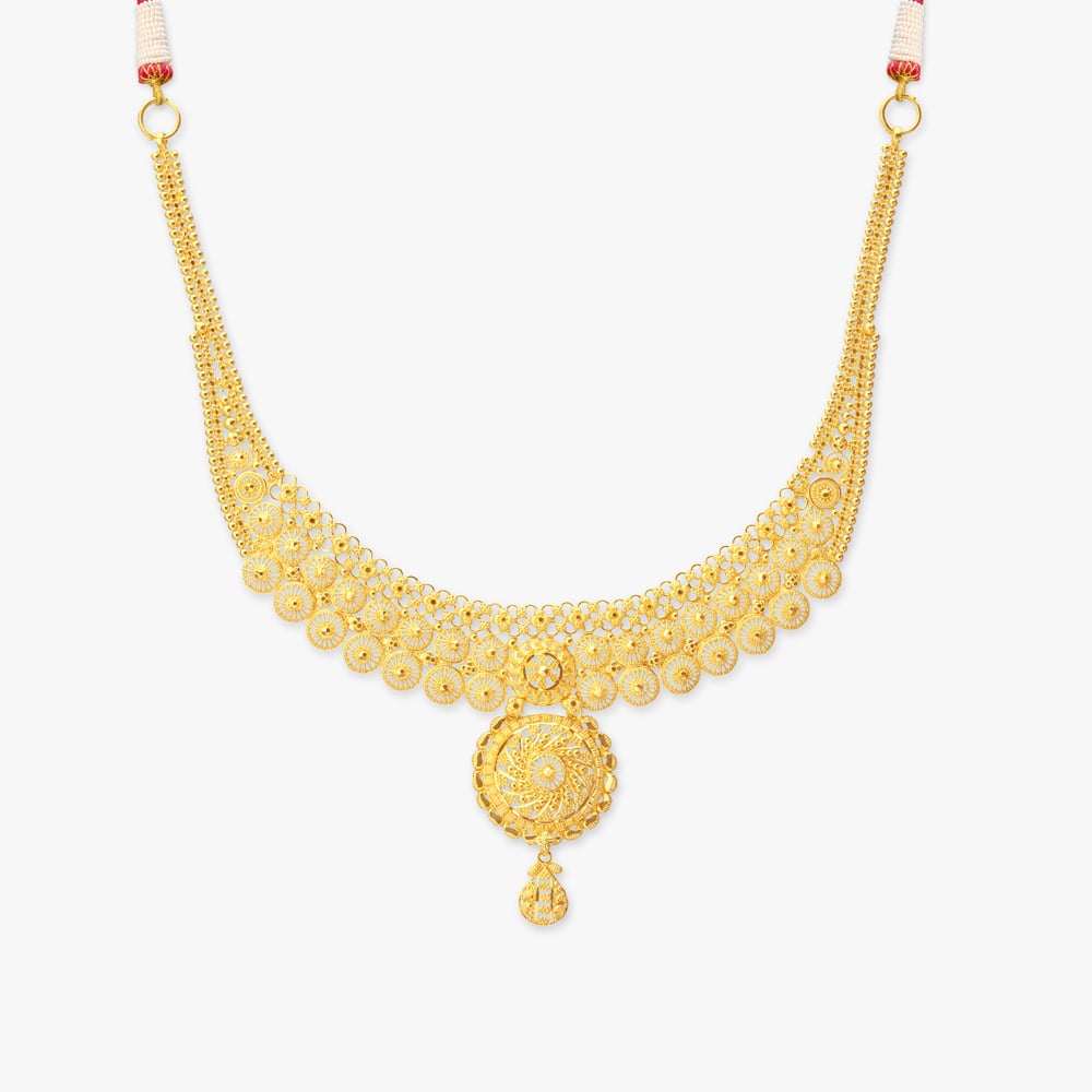 

Festival Bloom Gold Necklace