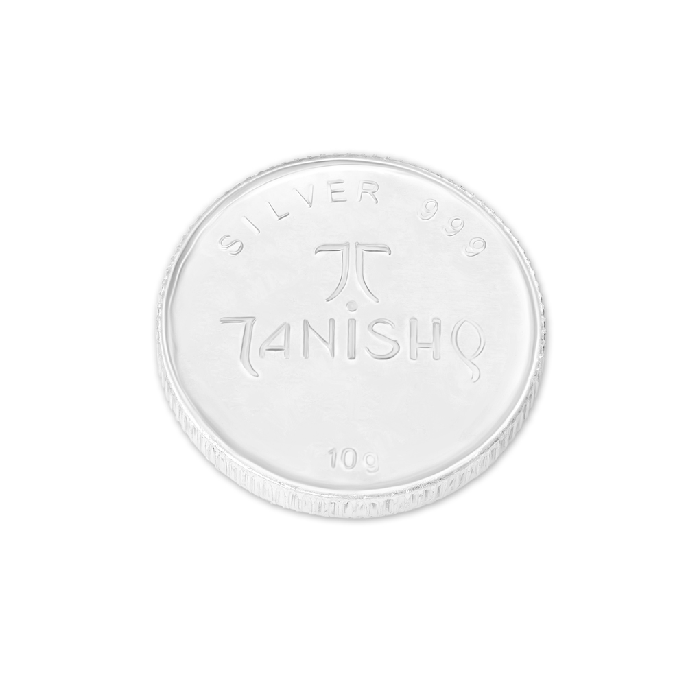 Sitting Laxmi 10 Gram 999 Purity Silver Coin,,hi-res image number null