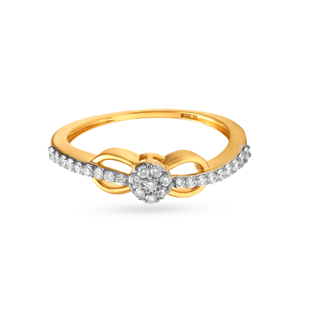 Dainty Bow Inspired Finger Ring,,hi-res image number null
