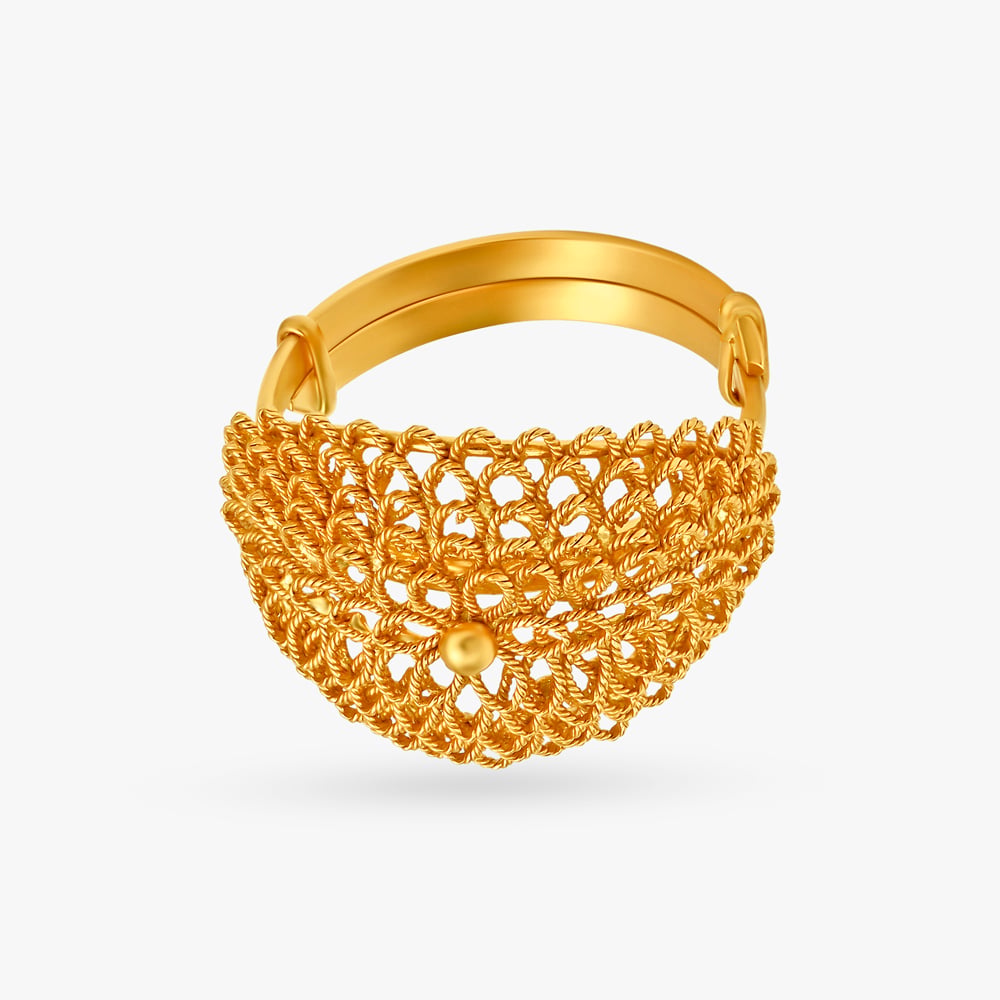 Dazzling Gold Ring,,hi-res image number null