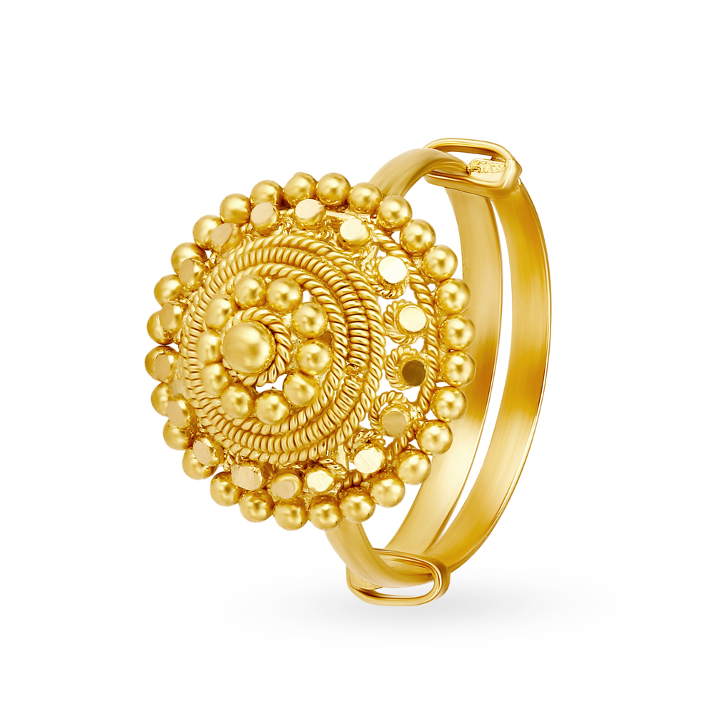 Lavish Gold Finger Ring,,hi-res image number null